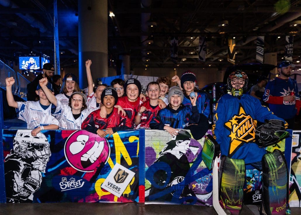 TORONTO, ON - Feb 3, 2024: NHL Street during NHL All-Star Weekend at NHL Fan Fair with RCX Sports. (Photo by Kevin Raposo / kevinraposo.com)