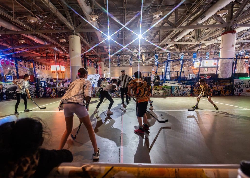 TORONTO, ON - Feb 3, 2024: NHL Street during NHL All-Star Weekend at NHL Fan Fair with RCX Sports. (Photo by Kevin Raposo / kevinraposo.com)
