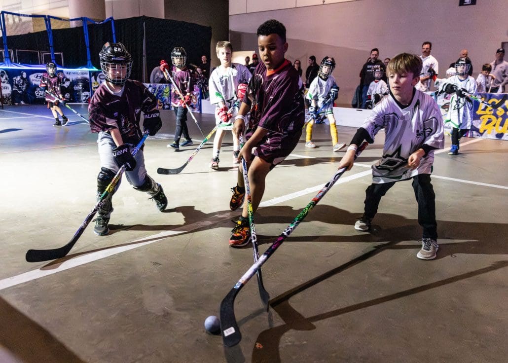 TORONTO, ON - Feb 3, 2024: NHL Street during NHL All-Star Weekend at NHL Fan Fair with RCX Sports. (Photo by Kevin Raposo / kevinraposo.com)