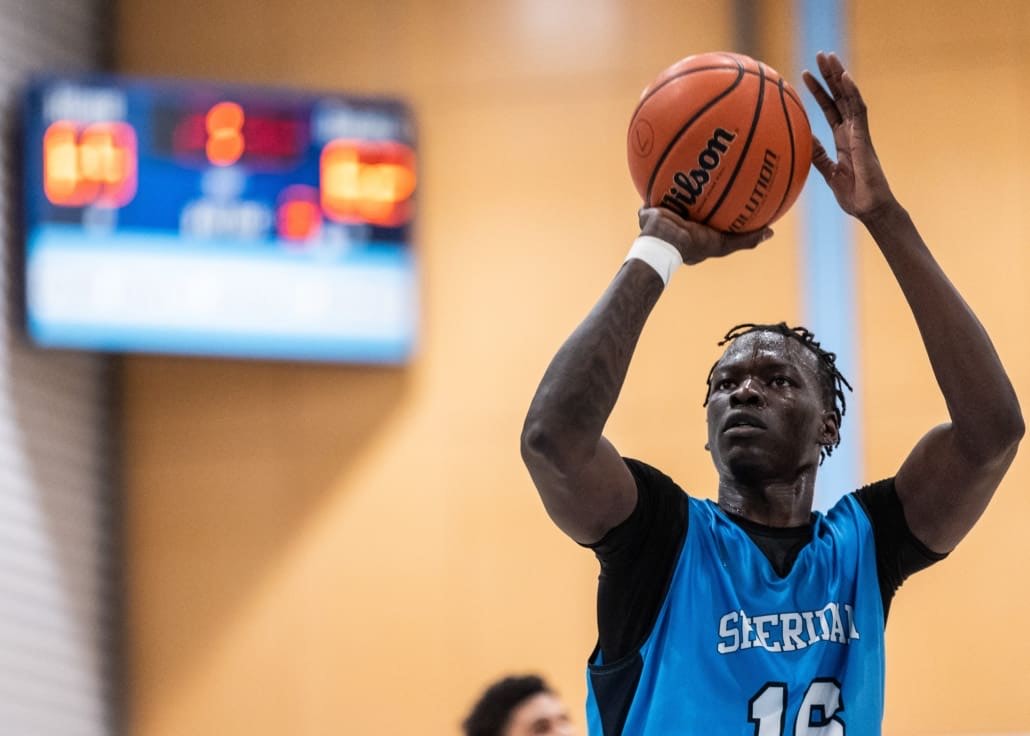 Ontario Colleges Athletic Association basketball game between the Niagara Knights and the Sheridan Bruins