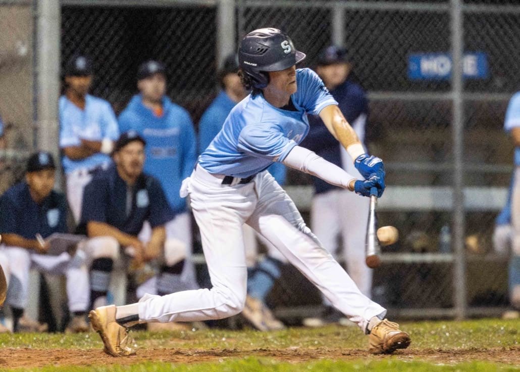 Ontario Colleges Athletic Association baseball action between the Durham Lords and Sheridan Bruins on September 30, 2025 at Quenippenon Meadows Community Park