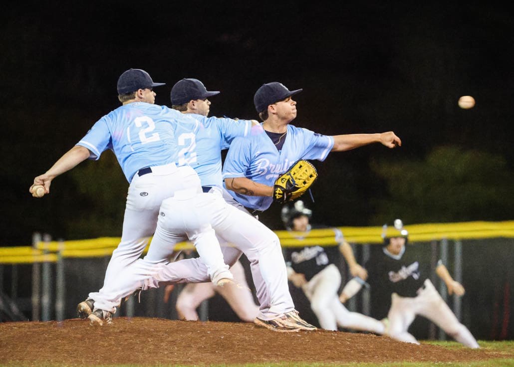 Ontario Colleges Athletic Association baseball action between the Durham Lords and Sheridan Bruins on September 30, 2025 at Quenippenon Meadows Community Park
