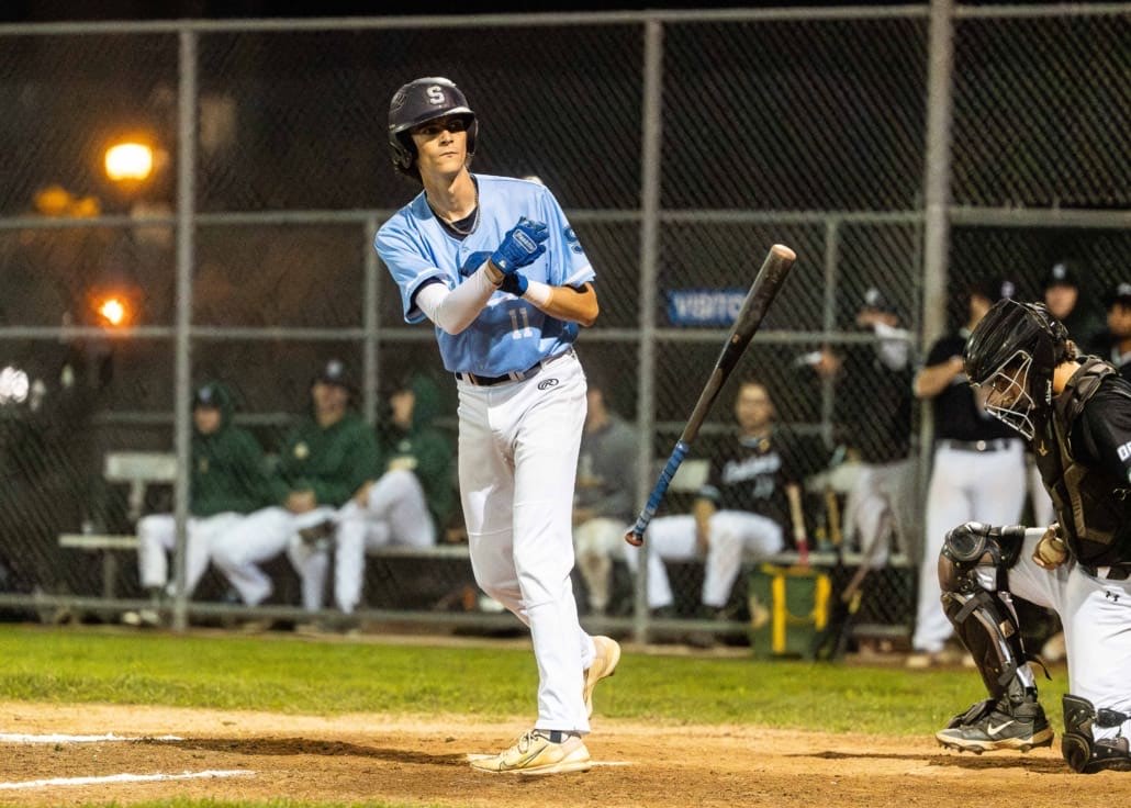 Ontario Colleges Athletic Association baseball action between the Durham Lords and Sheridan Bruins on September 30, 2025 at Quenippenon Meadows Community Park