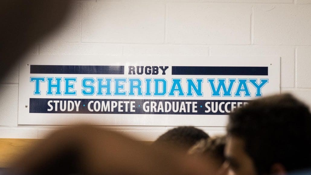 Ontario Colleges Athletic Association game between the Sheridan Bruins and the St. Lawrence Vikings