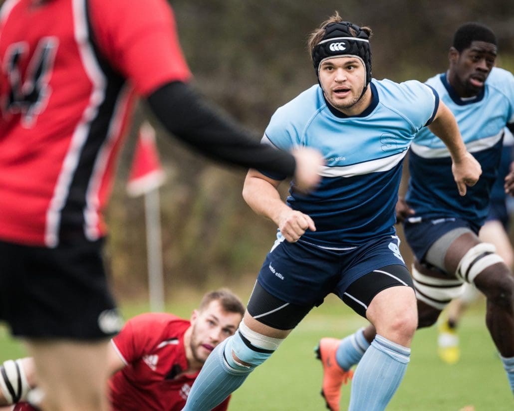 Ontario Colleges Athletic Association game between the Sheridan Bruins and the St. Lawrence Vikings