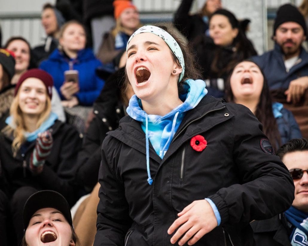 Ontario Colleges Athletic Association game between the Sheridan Bruins and the St. Lawrence Vikings