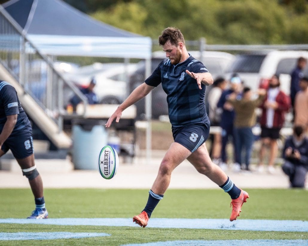 Ontario Colleges Athletic Association rugby game between the Georgian Grizzlies and the Sheridan Bruins
