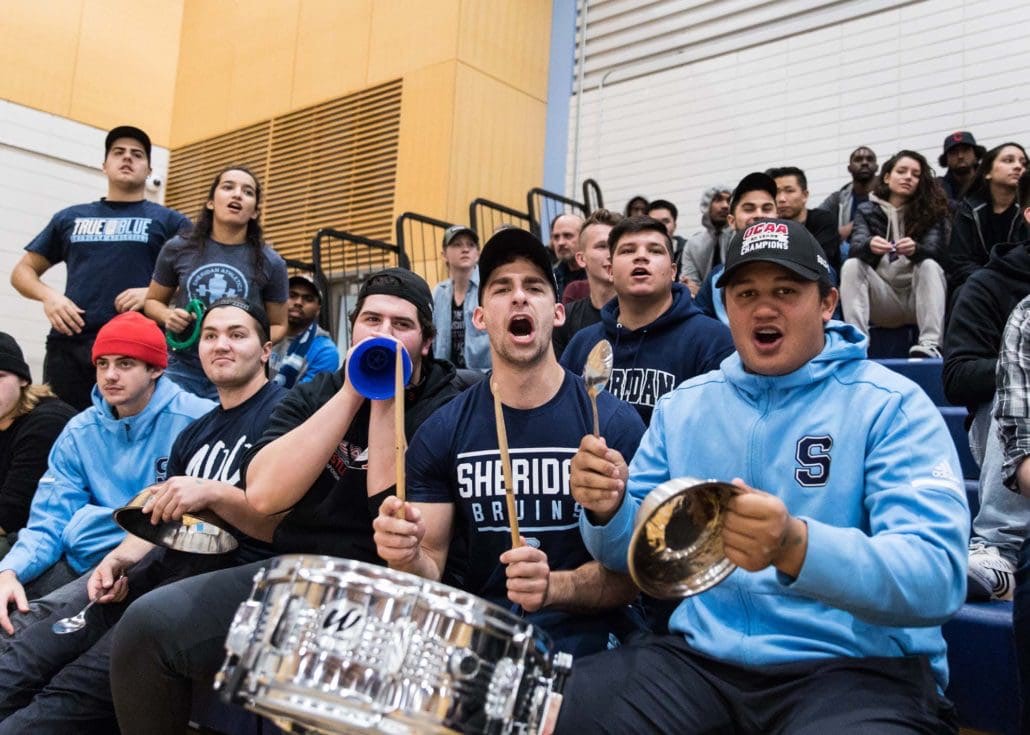 Ontario Colleges Athletic Association basketball game between the Sheridan Bruins and the Humber Hawks