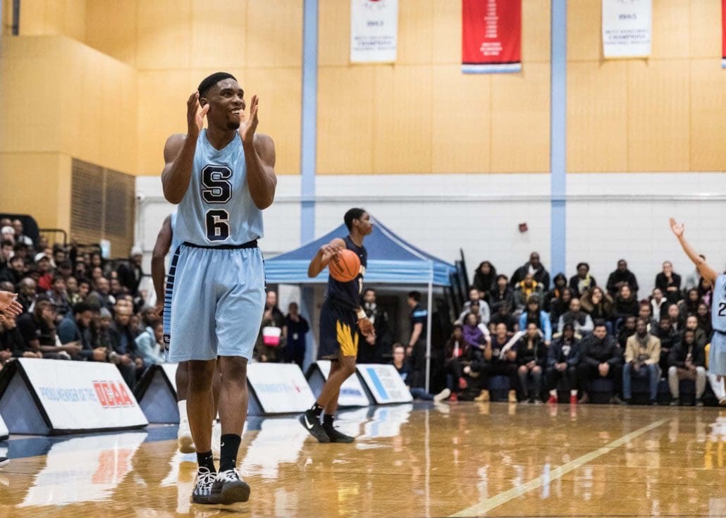 Sports Photography – OCAA (Ontario Colleges Athletic Association) Women's and Men’s Basketball, Sheridan Bruins vs. Humber Hawks in Brampton, Ontario, Canada at Sheridan College (Davis Campus)