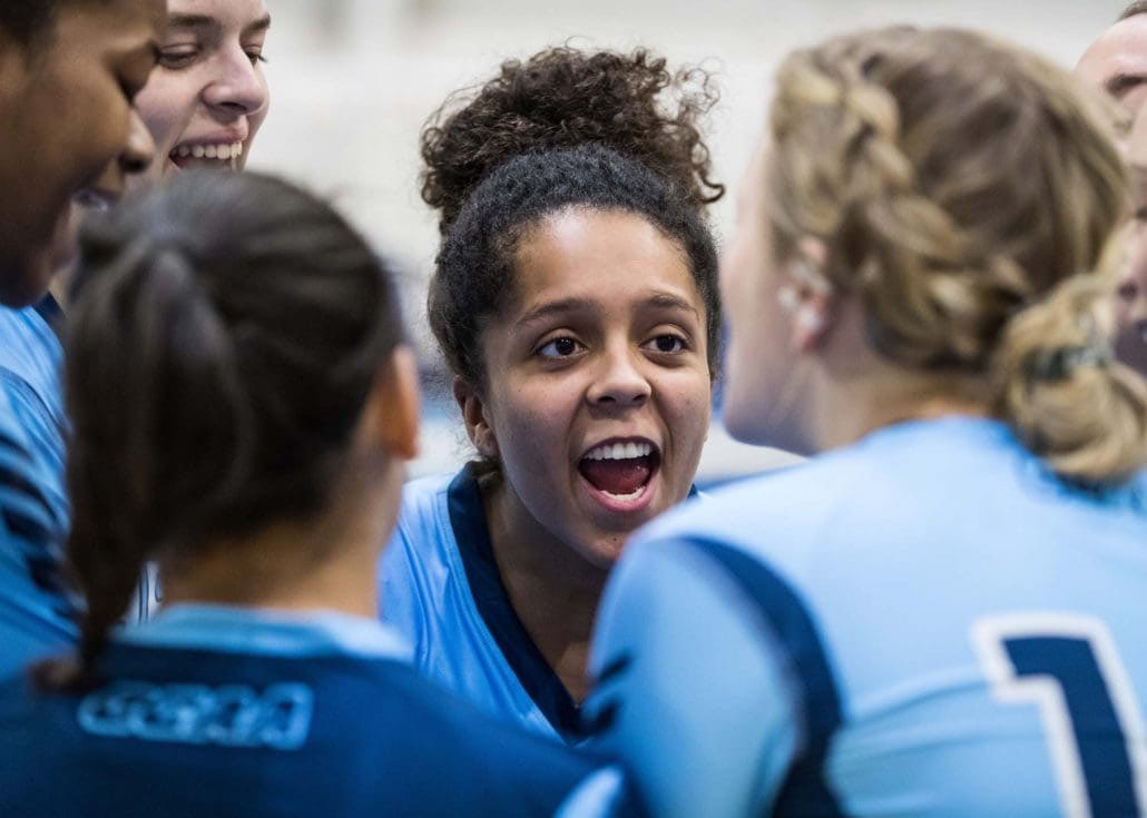 Sports Photography – OCAA Women's and Men's Volleyball, Sheridan Bruins vs. Conestoga Condors in Oakville, Ontario, Canada