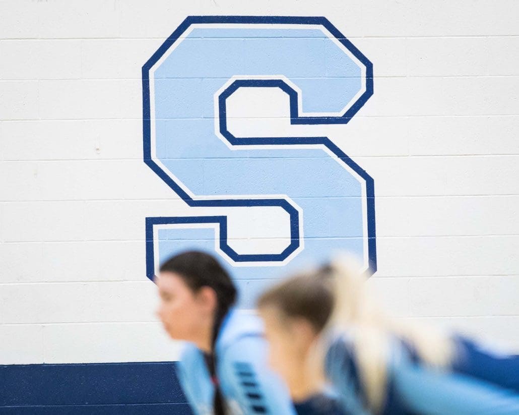 Ontario Colleges Athletic Association volleyball game between the Sheridan Bruins and the Humber Hawks