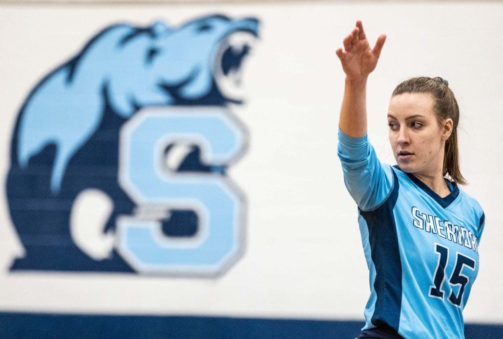OCAA Volleyball game between the Sheridan Bruins and the St. Clair Saints