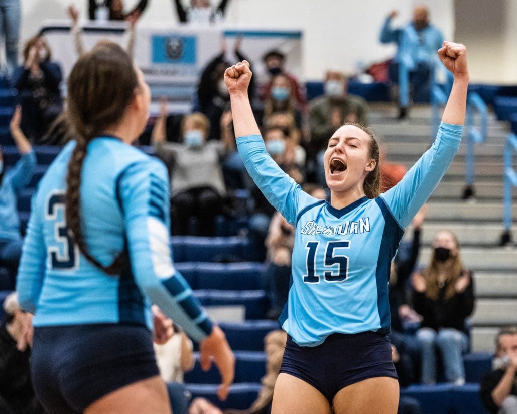 OCAA Volleyball game between the Sheridan Bruins and the St. Clair Saints