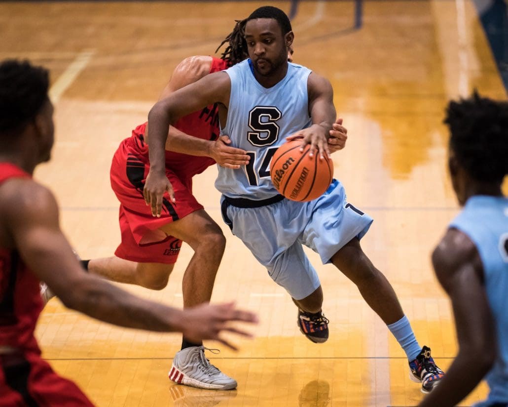 Ontario Colleges Athletic Association game between the Sheridan Bruins and the Fanshawe Falcons