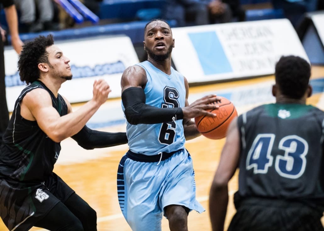 Ontario Colleges Athletic Association basketball game between the Sheridan Bruins and the Lambton Lions
