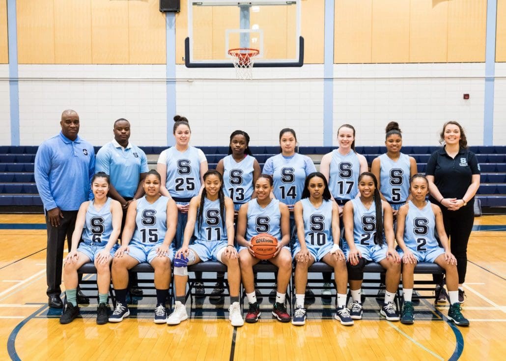 Ontario Colleges Athletic Association basketball game between the Sheridan Bruins and the Lambton Lions