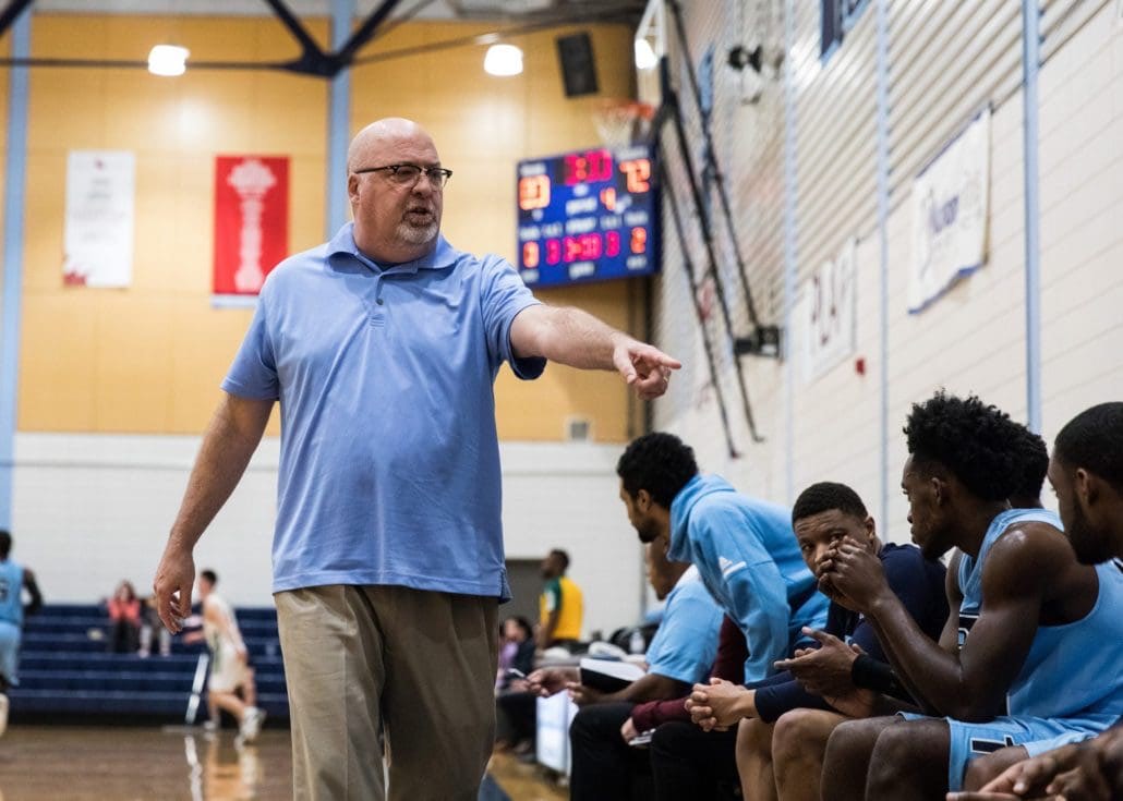 Ontario Colleges Athletic Association basketball game between the Sheridan Bruins and the Sault Saints