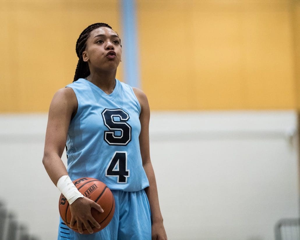 Ontario Colleges Athletic Association basketball game between the Sheridan Bruins and the Sault Saints