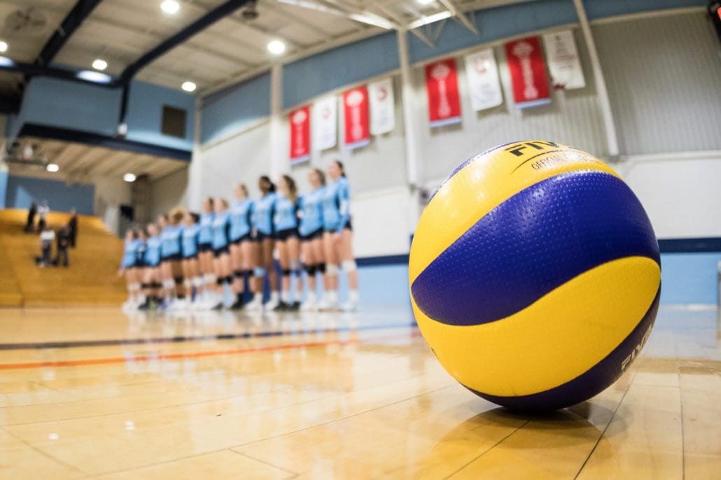 Ontario Colleges Athletic Association volleyball game between the Sheridan Bruins and the Redeemer Royals