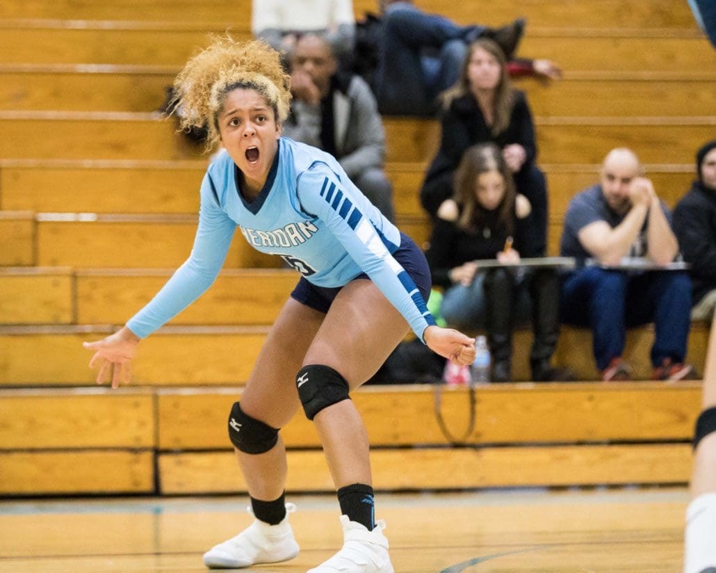 Ontario Colleges Athletic Association volleyball game between the Sheridan Bruins and the Redeemer Royals