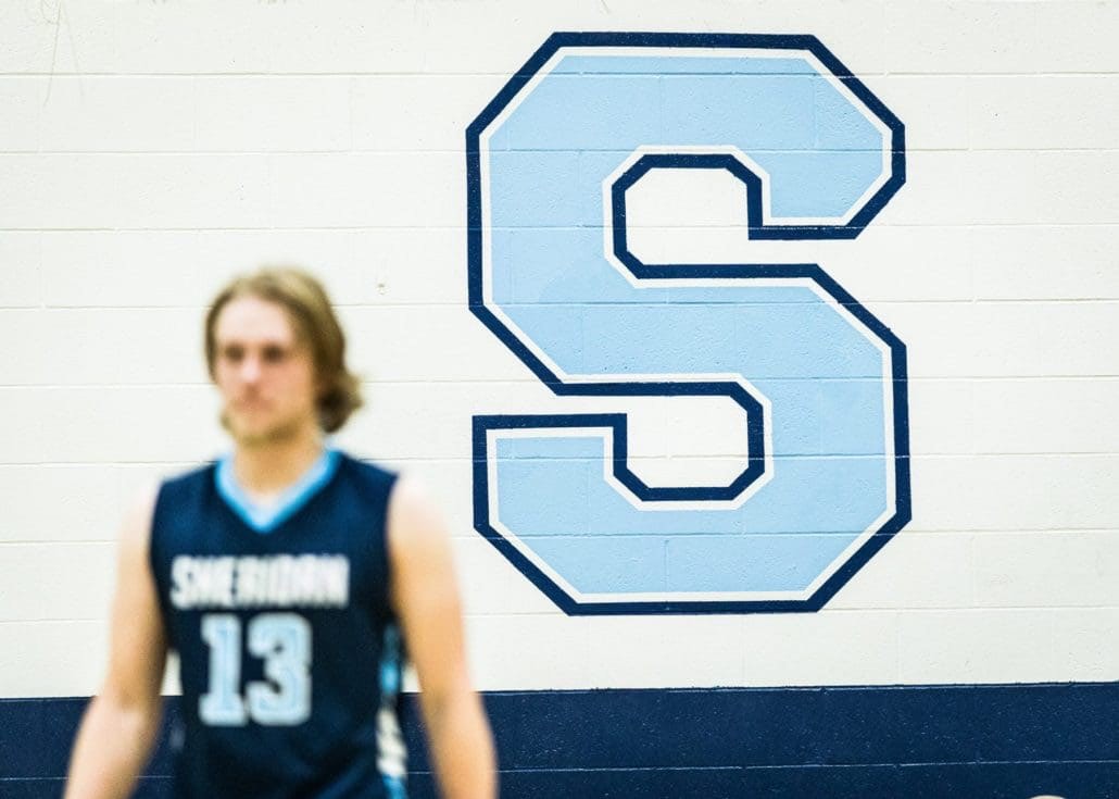 Ontario Colleges Athletic Association volleyball game between the Sheridan Bruins and the St. Clair Saints