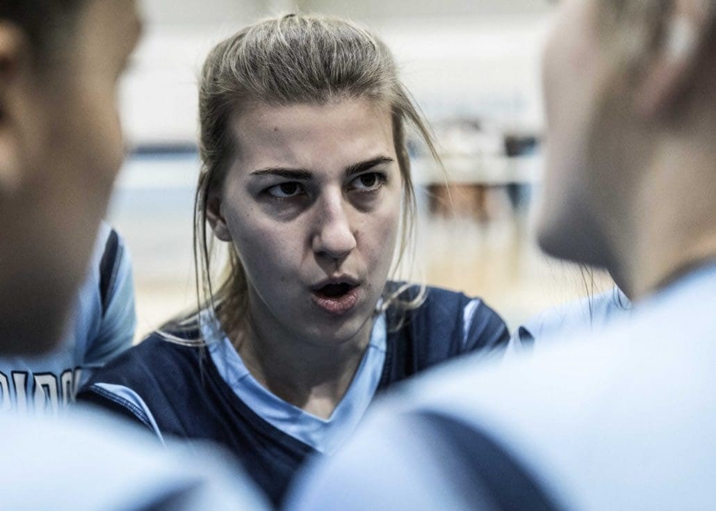 Ontario Colleges Athletic Association volleyball game between the Sheridan Bruins and the St. Clair Saints