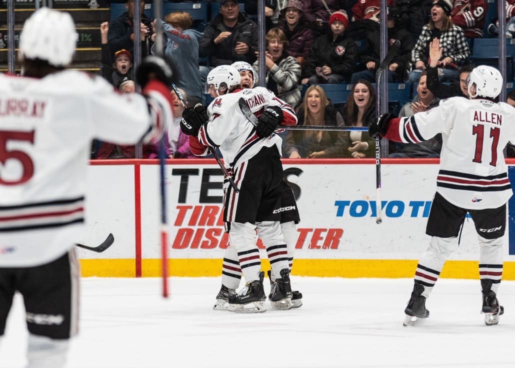 Ontario Hockey League game between the Guelph Storm and the Owen Sound Attack