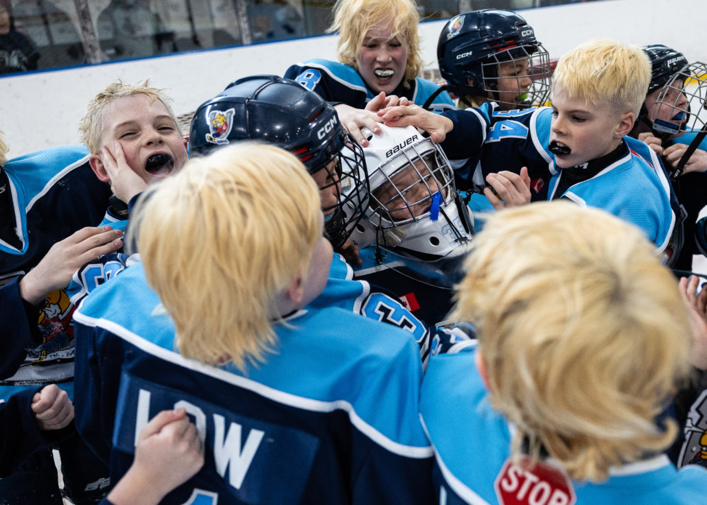 Ontario Minor Hockey Association championship action on March 29, 2026 at Sixteen Mile Sports Complex in Oakville