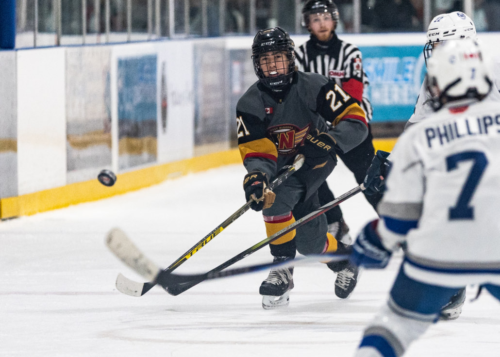 Ontario Minor Hockey Association championship action on March 29, 2026 at Sixteen Mile Sports Complex in Oakville