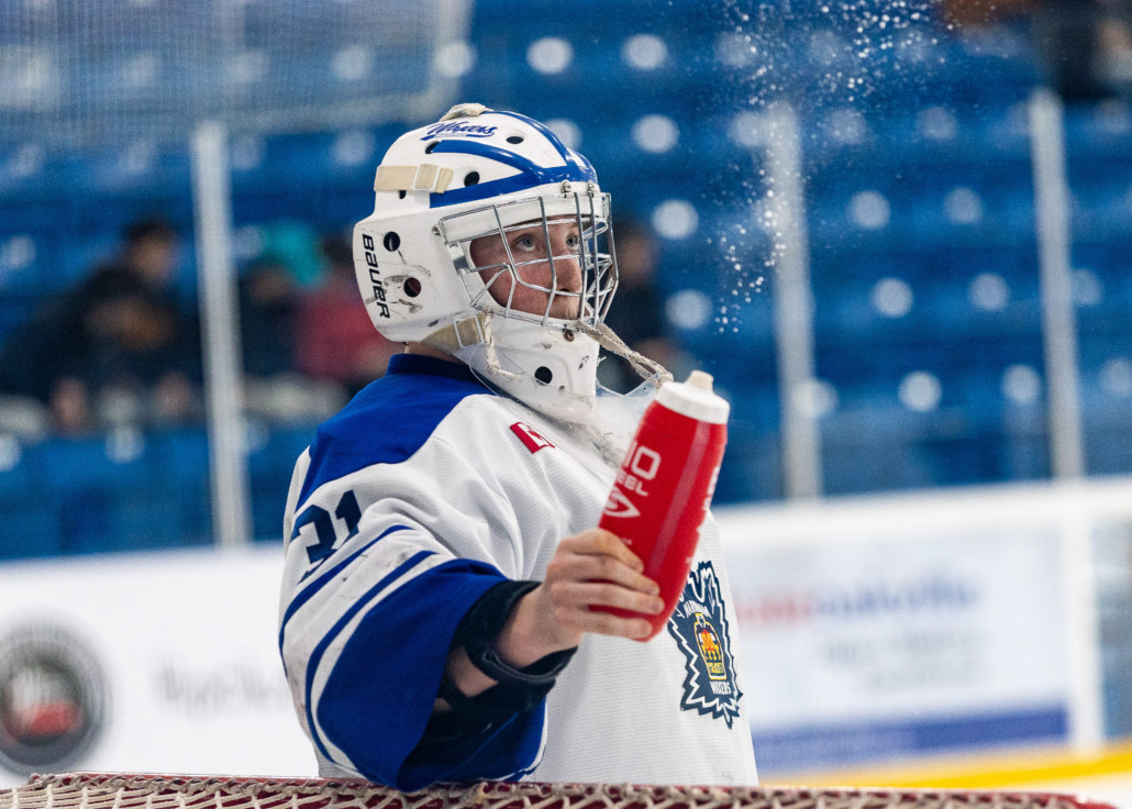 Ontario Minor Hockey Association championship action on March 29, 2026 at Sixteen Mile Sports Complex in Oakville
