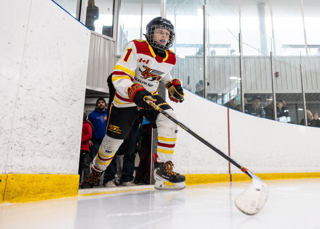 Ontario Minor Hockey Association championship action on March 29, 2026 at Sixteen Mile Sports Complex in Oakville