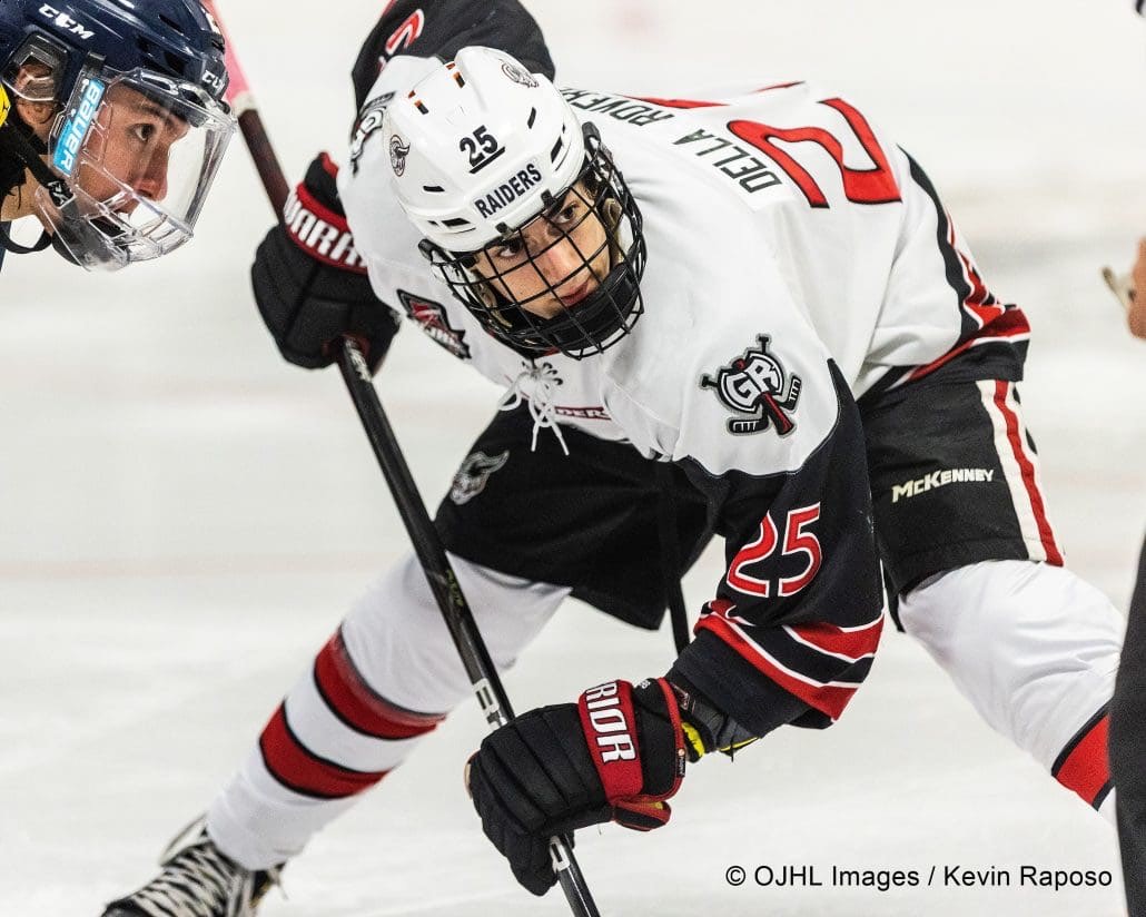 Sports Photography – Ontario Junior Hockey League, Regular Season, Men's Hockey, Georgetown Raiders and Burlington Cougars in Burlington, Ontario, Canada at Central Arena