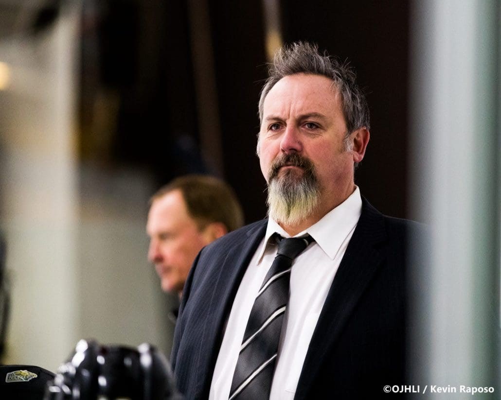 Ontario Junior Hockey League game between the Georgetown Raiders and the Cobourg Cougars