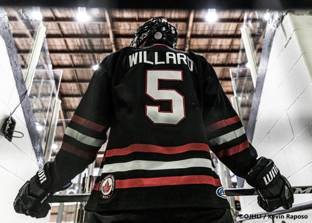 Sports Photography – Ontario Junior Hockey League, Regular Season, Men's Hockey, Georgetown Raiders and Mississauga Chargers in Mississauga, Ontario, Canada at Port Credit Memorial Arena