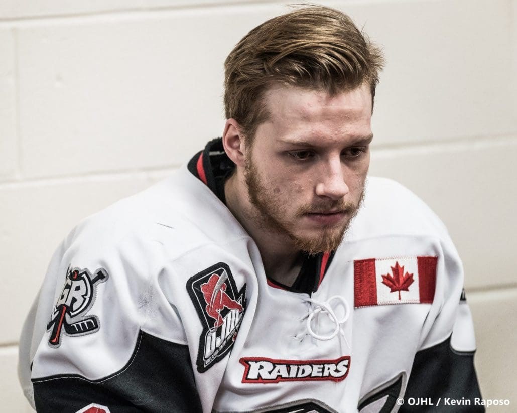 Ontario Junior Hockey League game between the Georgetown Raiders and the Whitby Fury