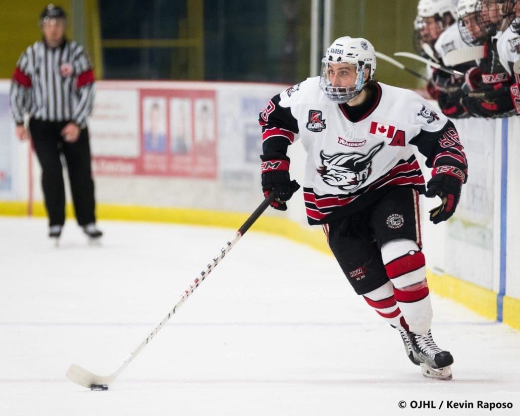 Ontario Junior Hockey League game between the Georgetown Raiders and the Whitby Fury