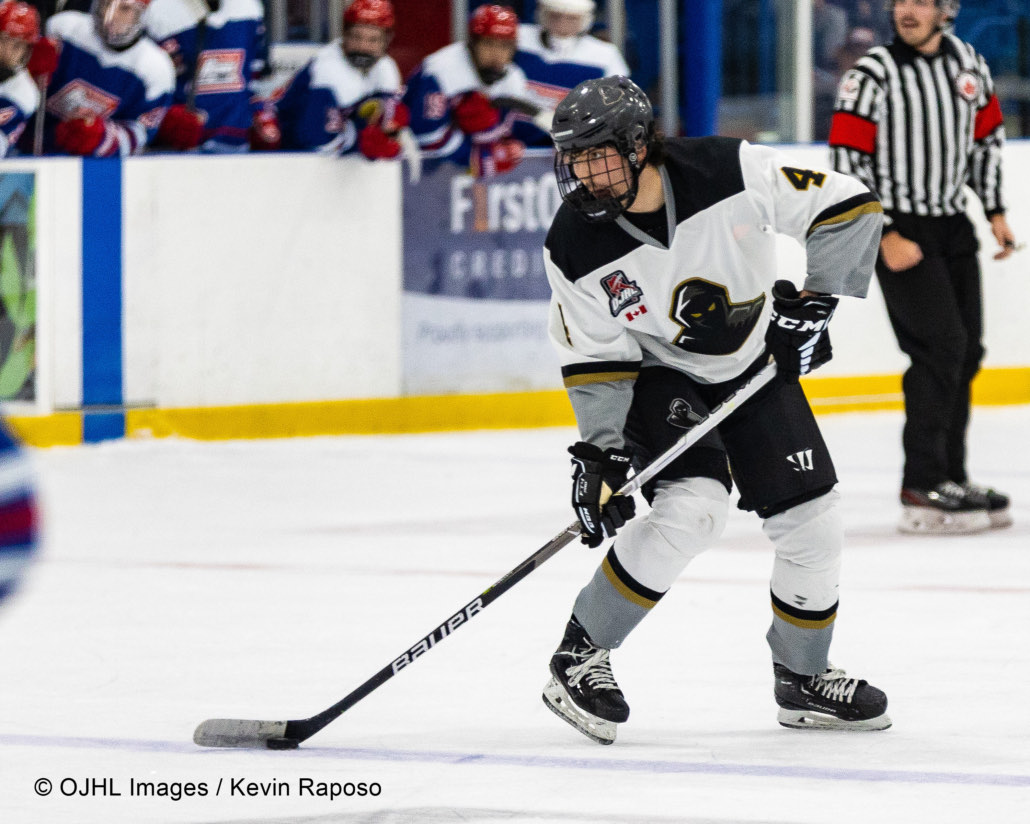 Ontario Junior Hockey League regular season game between the Milton Menace and the Oakville Blades