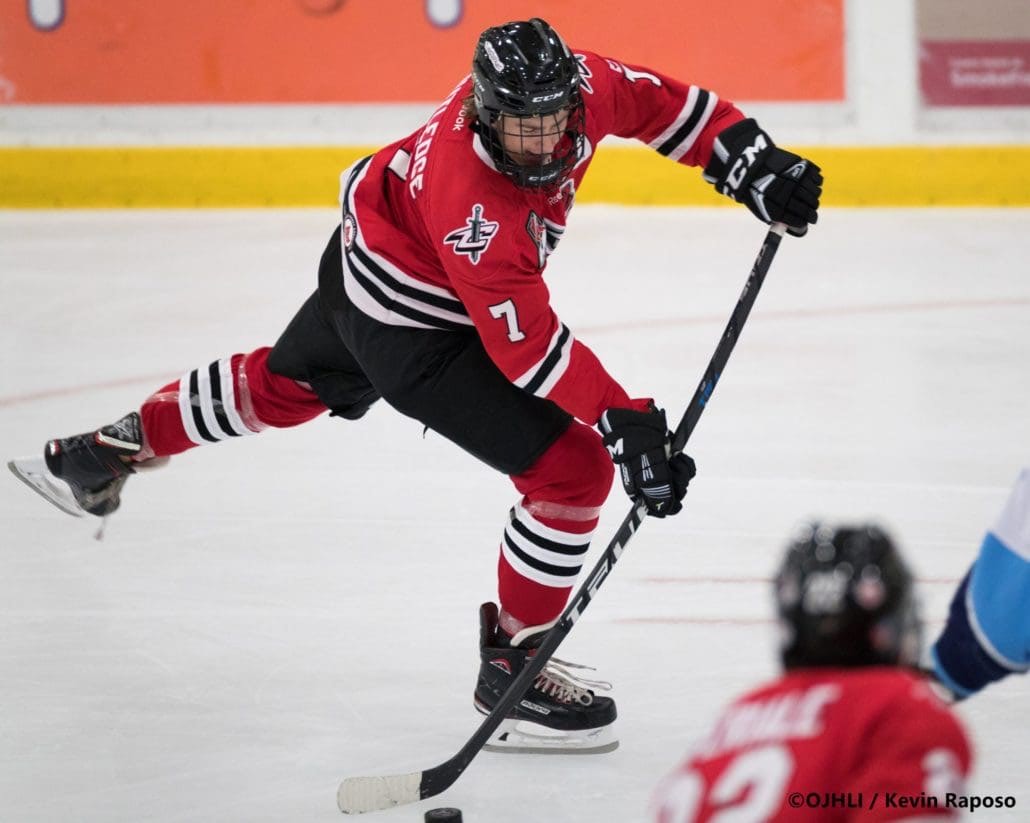 Ontario Junior Hockey League game between the Mississauga Chargers and the St. Michael’s Buzzers