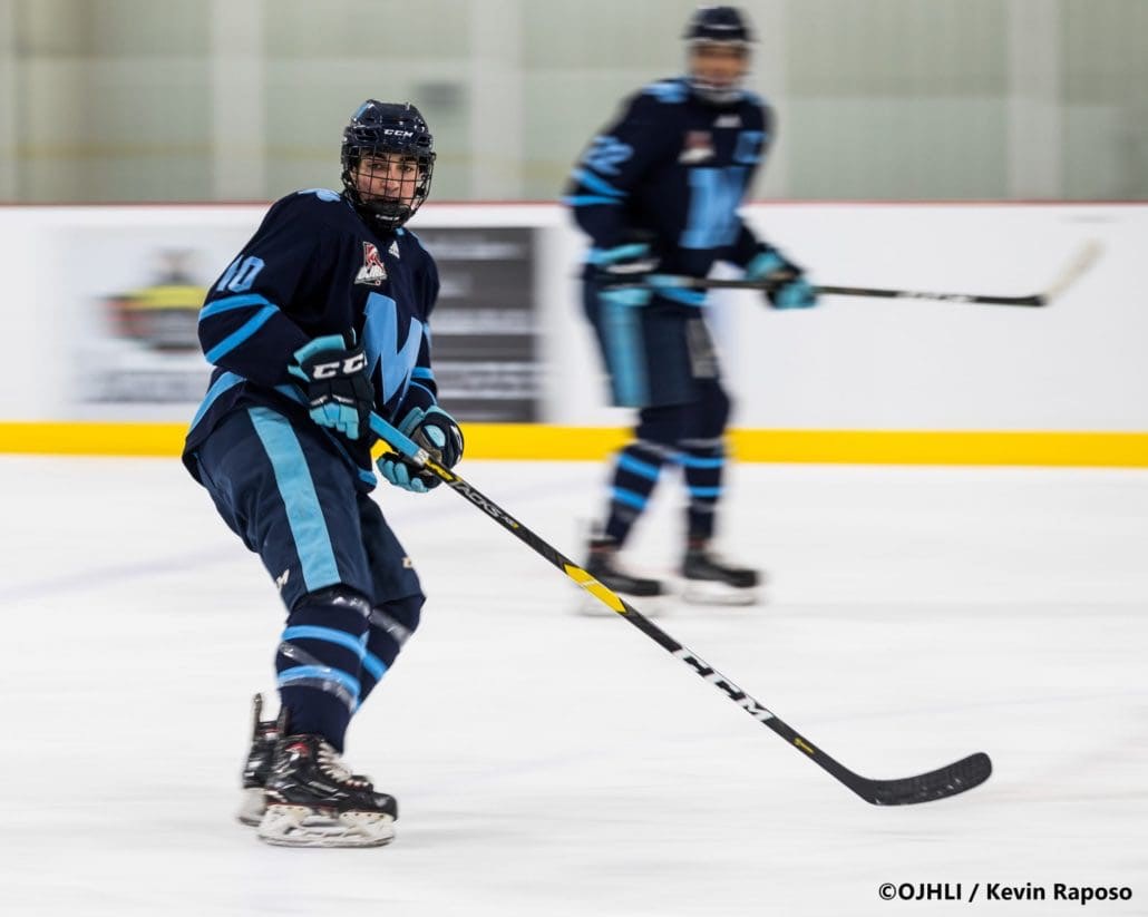 Sports Photography – OJHL (Ontario Junior Hockey League) Men’s Hockey, St. Michael’s Buzzers vs. Burlington Cougars in Burlington, Ontario, Canada at Appleby Ice Centre