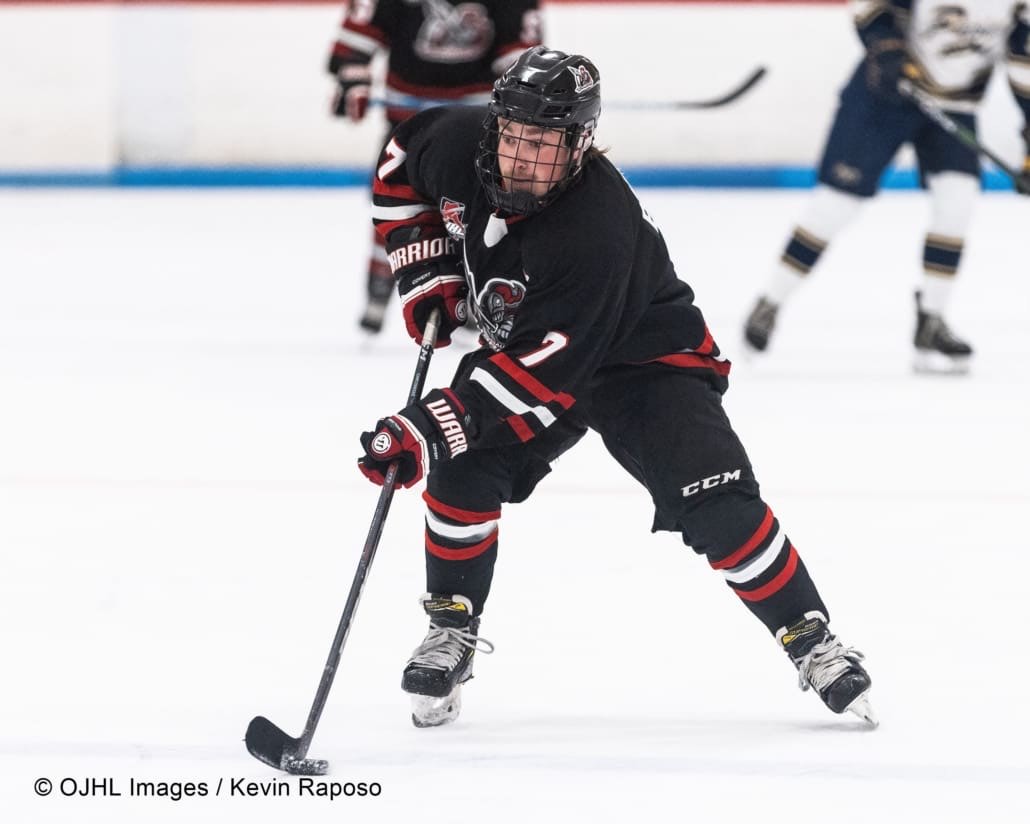 OJHL Hockey - Toronto Patriots vs. Mississauga Chargers, photographed by Kevin Raposo