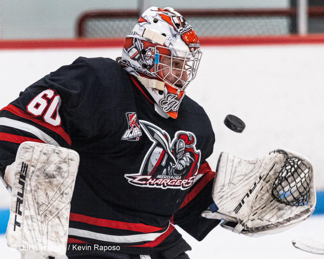 OJHL Hockey - Toronto Patriots vs. Mississauga Chargers, photographed by Kevin Raposo