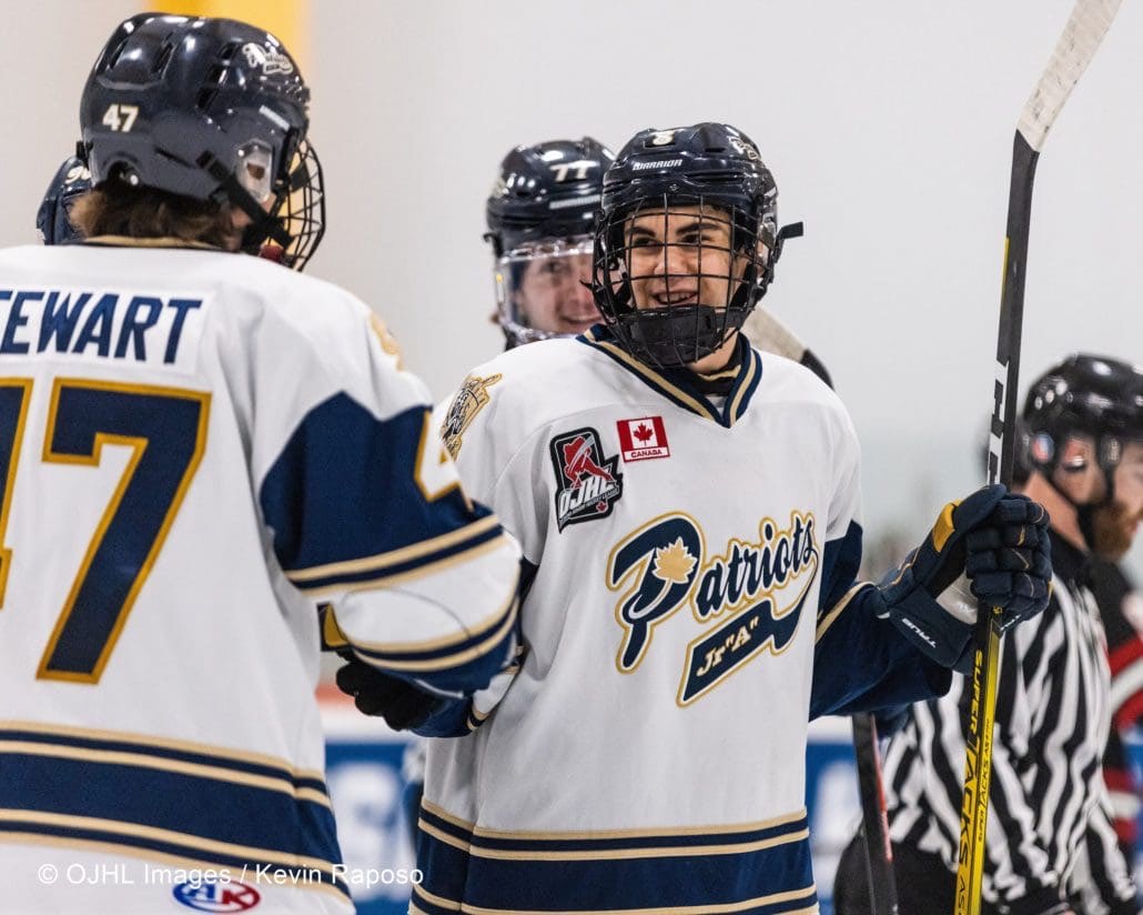 OJHL Hockey - Toronto Patriots vs. Mississauga Chargers, photographed by Kevin Raposo