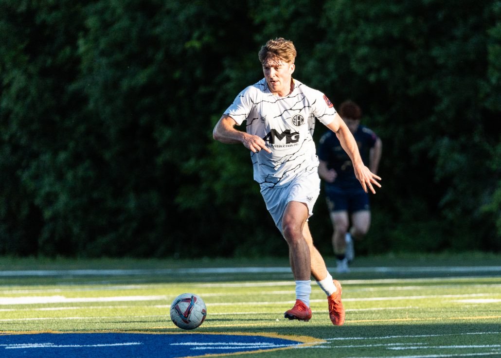 Ontario Premier League soccer game between Scrosoppi SC at Oakville SC in Oakville on June 7, 2026 at Bronte Athletic Park