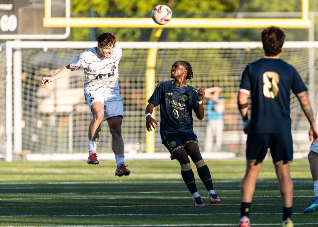 Ontario Premier League soccer game between Scrosoppi SC at Oakville SC in Oakville on June 7, 2026 at Bronte Athletic Park