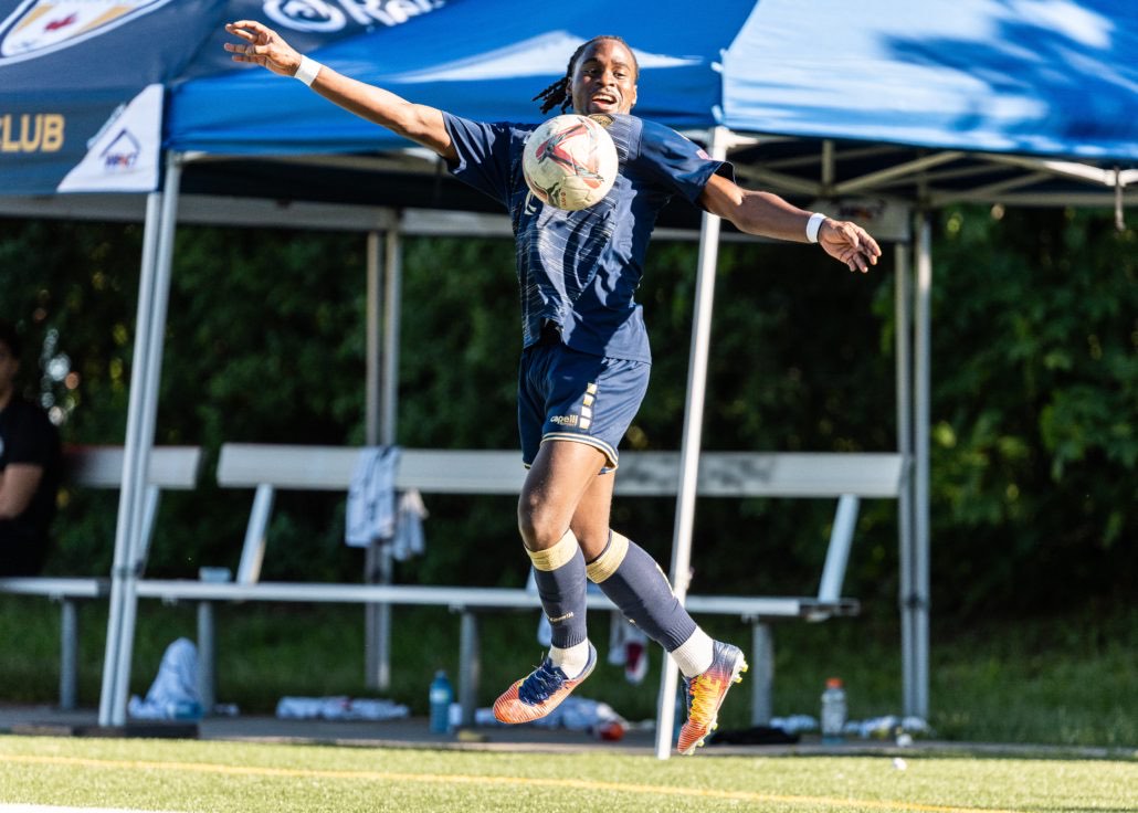 Ontario Premier League soccer game between Scrosoppi SC at Oakville SC in Oakville on June 7, 2026 at Bronte Athletic Park
