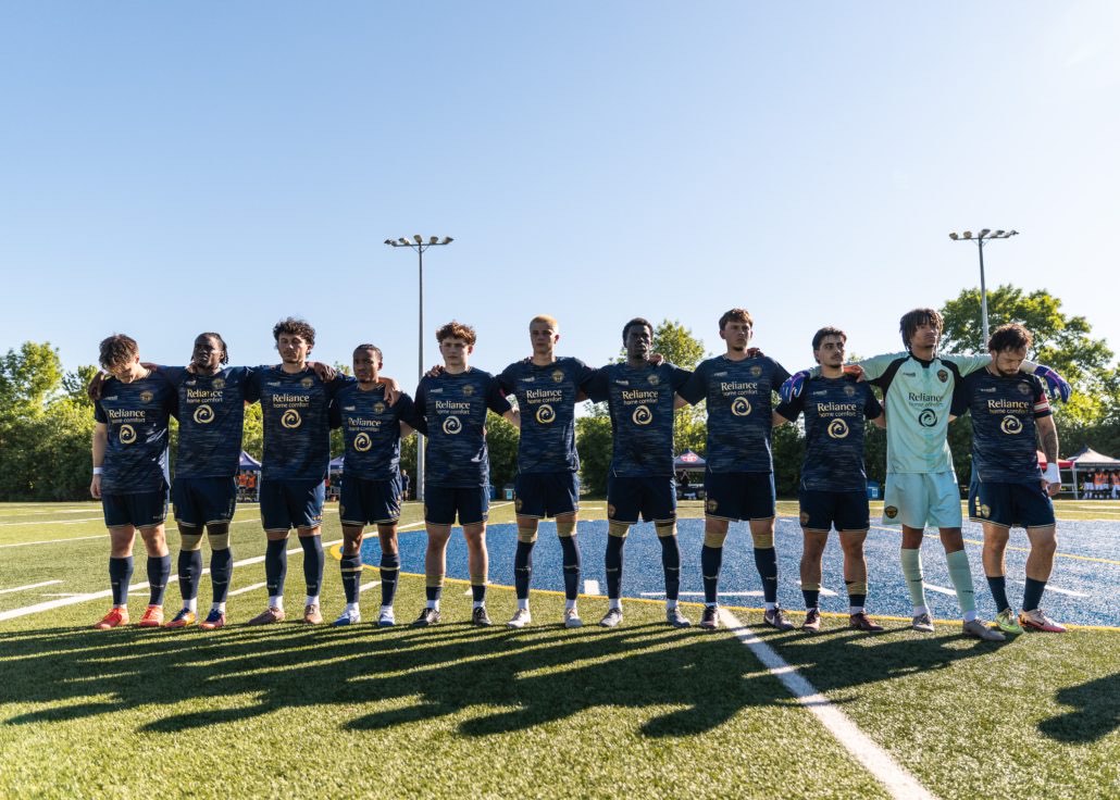 Ontario Premier League soccer game between Scrosoppi SC at Oakville SC in Oakville on June 7, 2026 at Bronte Athletic Park