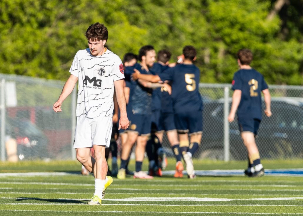 Ontario Premier League soccer game between Scrosoppi SC at Oakville SC in Oakville on June 7, 2026 at Bronte Athletic Park