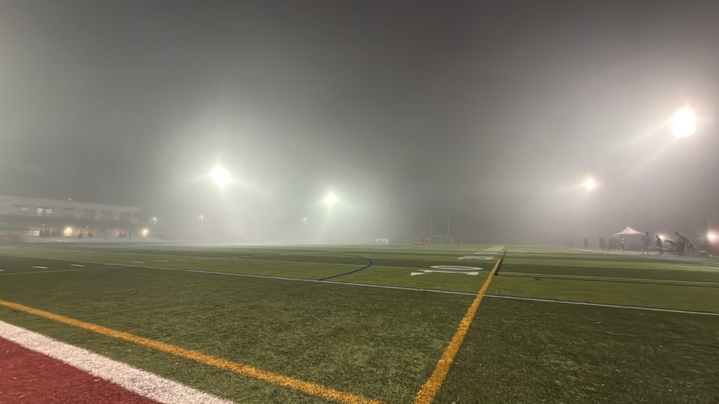Ontario Premier League soccer action between The Borough FC and Hamilton United on April 17, 2026 at St. John Henry Newman