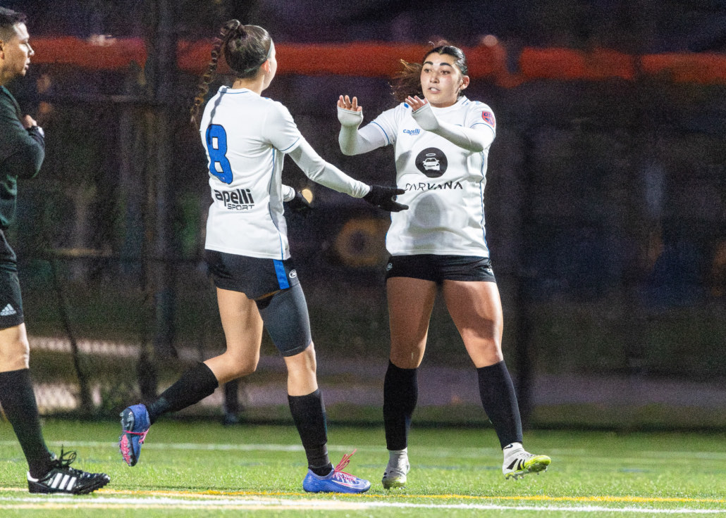 Ontario Premier League soccer action between Unionville Milliken and Rush Canada Academy on May 23, 2026 at Sixteen Mile Sports Complex in Oakville