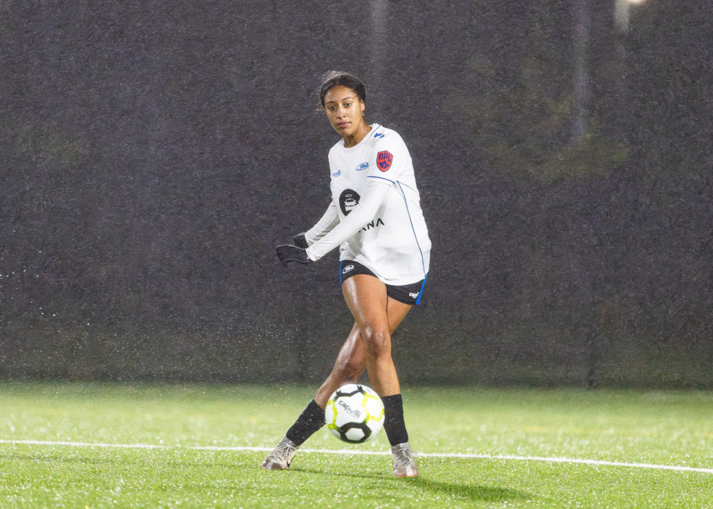 Ontario Premier League soccer action between Unionville Milliken and Rush Canada Academy on May 23, 2026 at Sixteen Mile Sports Complex in Oakville